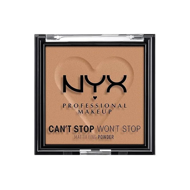NYX PROFESSIONAL MAKEUP Can't Stop Won't Stop Mattifying Pressed Powder - Caramel - Product Image