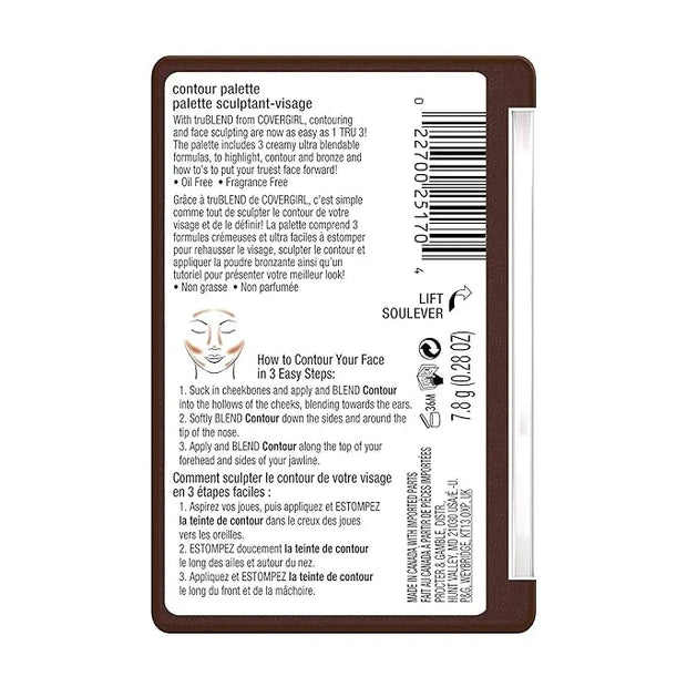 COVERGIRL Trublend Contour Palette Deep 0., 0.161 Pound 28 Oz