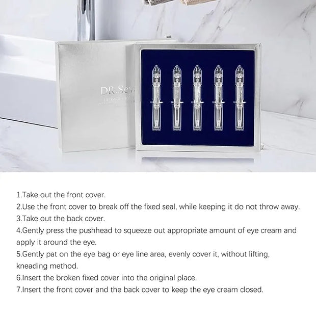 Temporary Eye Tightener Cream, 5 PCS Instant Firm Eye Cream- 60s Instant Under Eyes Tightener - Firm & Reduces Under Eyes ...