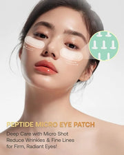Geumsan Black Ginseng Peptide Under Eye Patches for Dark Circles & Wrinkles (2 Patches) | Hydrocolloid Eye Mask for Firmin...