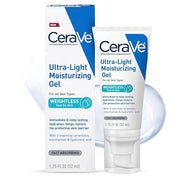 CeraVe Ultra-Light Moisturizing Gel, Hydrating Gel Face Moisturizer with Ceramides, Niacinamide, Hyaluronic Acid, Fragranc...