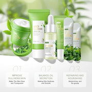 Green Tea Skin Care Kit Teenage Girls Gifts, 19-In-1 Facial Skin Care Routine Set Kit for Women/Girls, Hydrating Teen Skin...