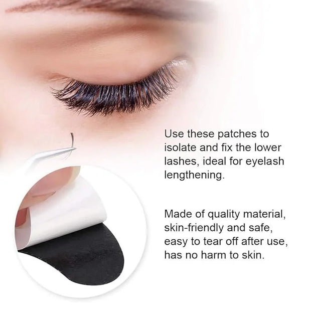 Under Eye Pads, 50 Pairs Eye Gel Pads, Eyelash Extension Pads for Eyelash Extensions Eye Mask Beauty Tool, Black - Product...