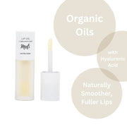 MÈLI Organic Lip Oil with Hyaluronic Acid | Clear Non-Sticky, Natural Lip Gloss, Moisturizing, Revitalizing and Rejuvenati...