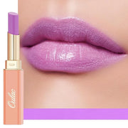 Oulac Pinky Purple Lipstick - Moisturizing Lip Stick Glossy Tinted Lip Balm, Sheer Shine Juicy Finish, Lightweight and Hyd...