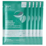 skyn ICELAND Dissolving Microneedle Under Eye Patches with 39% Hyaluronic Acid & Peptides No-Slip Eye Masks for Firming Wr...