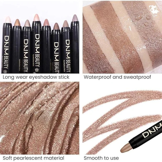 evpct 2Pcs Cream Eyeshadow Sticks Set for Eyes Waterproof, Bronze Shimmer Matte Eye shadow Stick Pencil Pen Bulk sombras e...