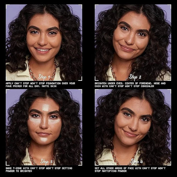 NYX PROFESSIONAL MAKEUP Can't Stop Won't Stop Mattifying Pressed Powder - Medium - Product Image