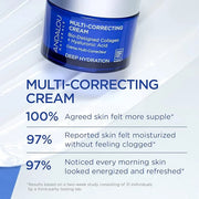 Andalou Naturals Deep Hydration Face Moisturizer, Multi-Correcting Cream, Day & Night Moisturizer for Face with Hyaluronic...