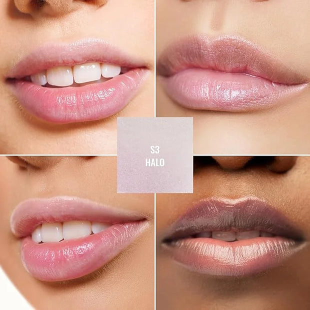 Oulac Moisturizing Shine Lipstick For Women Christmas Set 2PCS, 2 in 1 Tinted Lip Balm for Winter, Hydrated Juicy and Glos...
