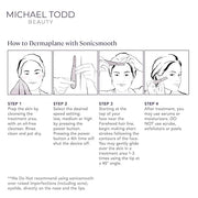 Michael Todd Beauty Sonicsmooth Dermaplane Razor for Women Face + Eyebrow trimmer Dermaplaning System - Peach Fuzz Remover...
