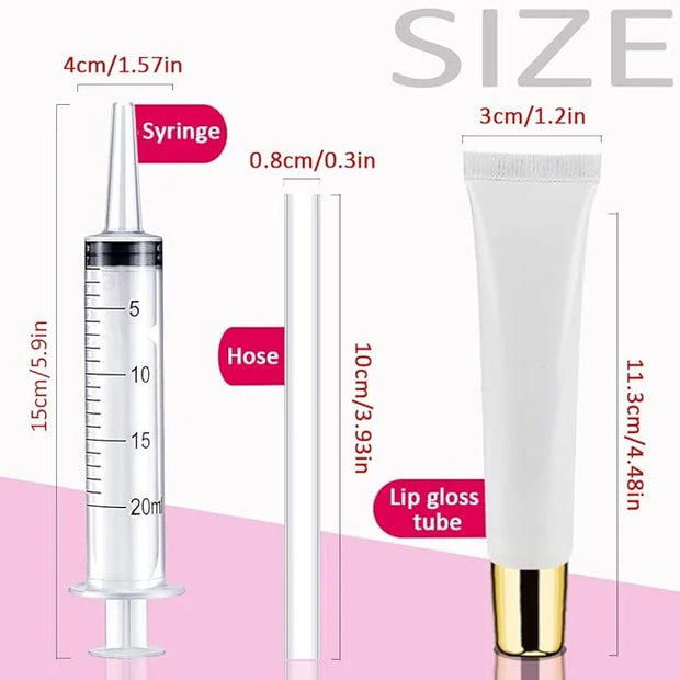 AMORIX 50PCS Lip Gloss Tubes 20ml Gold Cap Lip Gloss Containers Empty Lip Balm Tubes Refillable Cosmetic Squeeze Lipgloss ...
