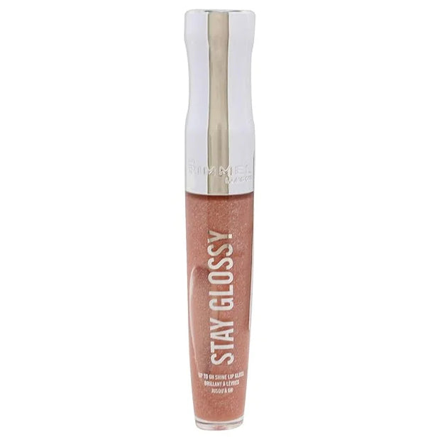 Rimmel Stay Glossy Lip Gloss - Non-Sticky and Lightweight Formula for Lip Color and Shine - 710 Honey, Honey, .18oz - Prod...