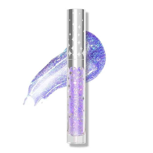 FOCALLURE Glitter Liquid Lipstick,Hydrating,Moisturizing Lip Gloss for Women,Sparkly Shimmer Lip Makeup,Long Lasting,Light...