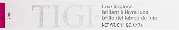 TIGI Cosmetics Luxe Lip-Gloss, Chic, 0.11 Ounce TIGI
