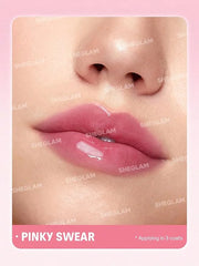 SHEGLAM Jelly Wow Tinted Lip Oil Plumping Lip Gloss Natural -Pinky Swear - Product Image