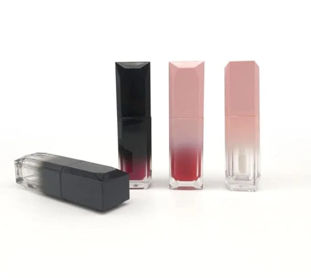 HLLMX 3PCS 5ml Lip Gloss Tube Plastic Vials Empty Refillable Lip Balm Bottles Container Lip Glaze Tube DIY Makeup Liquid L...