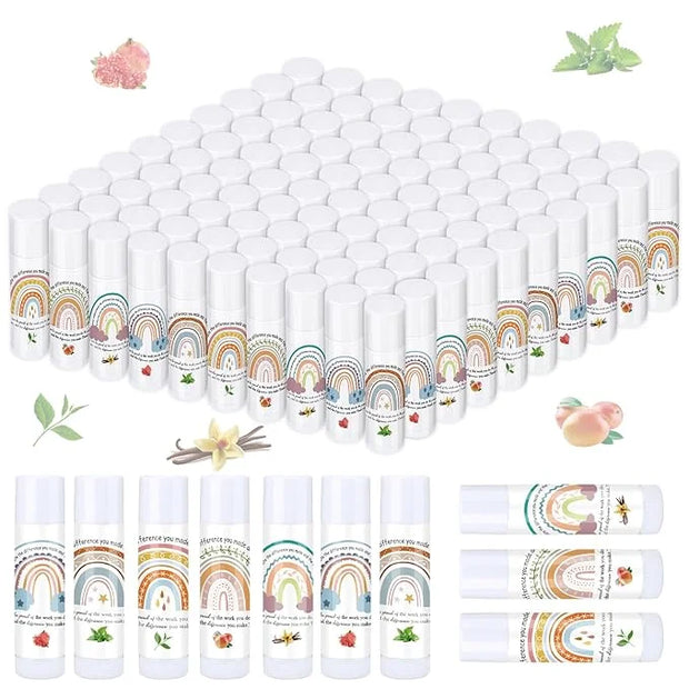 Teacher Appreciation Lip Balm Gifts Rainbow Volunteer(100