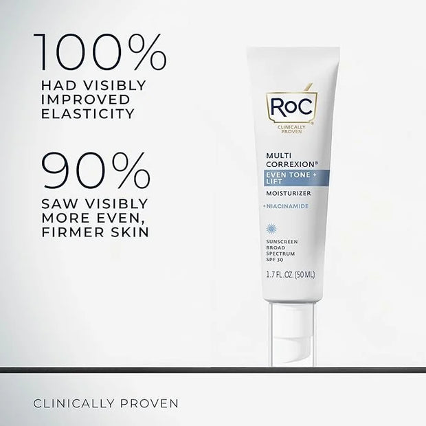 RoC Multi Correxion 5 in 1 Anti-Aging Daily Face Moisturizer with Broad Spectrum SPF 30 & Shea Butter, Skin Care Routine, ...