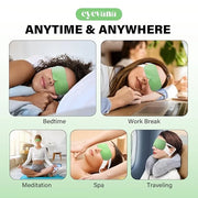 16 Packs Steam Eye Mask, Self Heating Warm Compress for Dry Eyes, Disposable Heated Eye Mask for Sleep, Spa, Travel Essent...