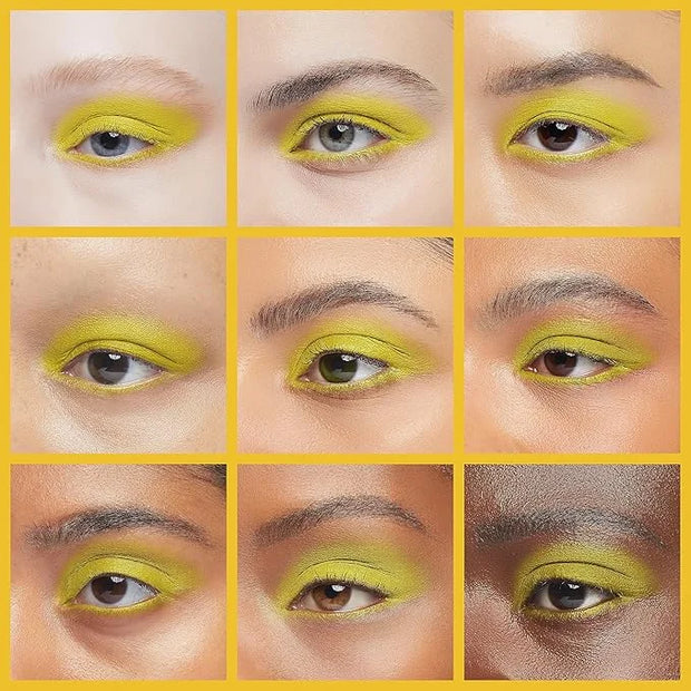 IS'MINE Single Eyeshadow Powder Palette High Pigmented Vegan Yellow Matte Eye shadow Makeup Singles (#11) - Product Image