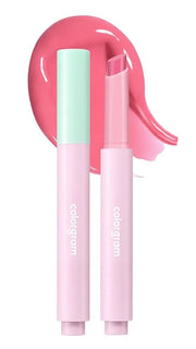 COLORGRAM Fruity Glass Stick 01 ENDEARING FIG | Long-Lasting Juicy Lip Tint with Radiant, Glossy Finish | Melting Syrupy T...