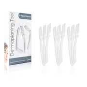 Dermaplaning Tool (9 Count) – Easy to Use Dermaplane Razor for Face – Precision Facial Razor for Eyebrows & Peach Fuzz - G...