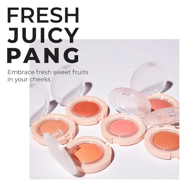 A'PIEU Juicy-Pang Jelly Blusher [CR01] (0.17 oz) - Soft Touch Cheek Color with Creamy Powdery Texture for Natural Dewy-Fin...