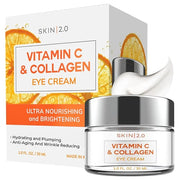 Vitamin C & Collagen Eye Cream – Dermatologist-Tested, Anti-Aging, Korean Skin Care, Brightens Dark Circles & Firms Skin –...