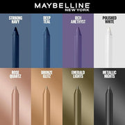 MAYBELLINE New York Tattoo Studio Long-Lasting Sharpenable Eyeliner Makeup Pencil, Glide on Smooth Gel Pigment, 36 Hour We...