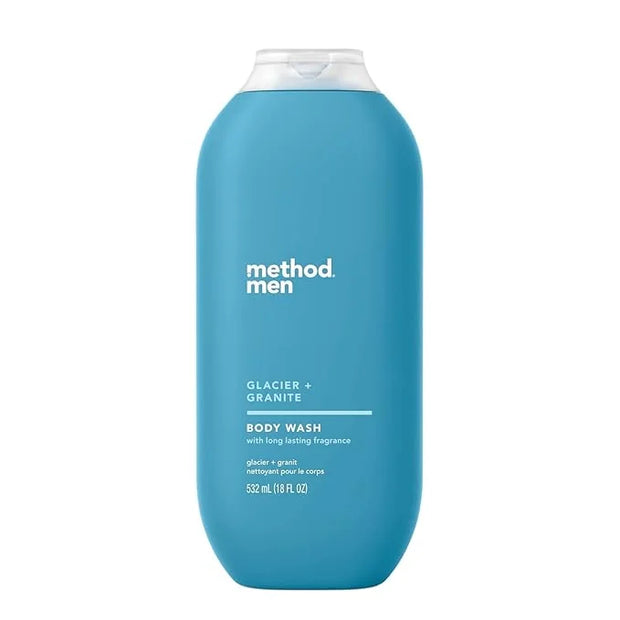 Method Men Body Wash, Glacier + Granite, Paraben and Phthalate Free, 18 fl oz (Pack of 1) - Product Image