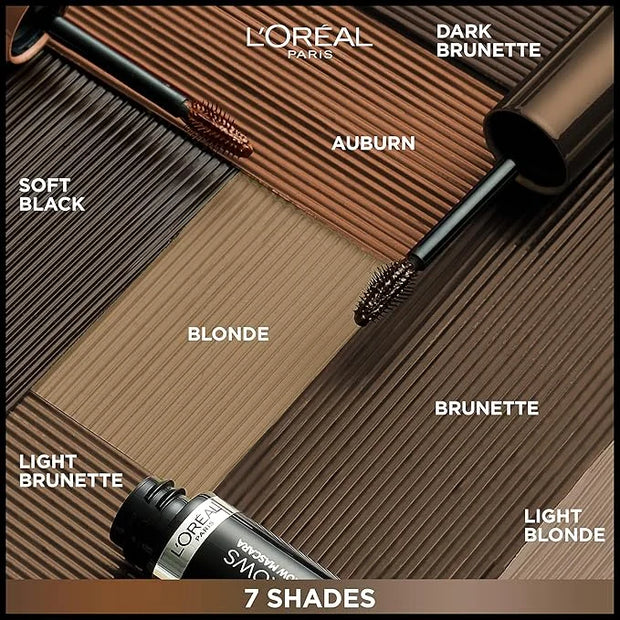 L'Oreal Paris Infallible Volumizing 24H Wear Brow Mascara, Long Lasting Eyebrow Makeup for 2X Fuller Eyebrows, 7.0 Blonde,...