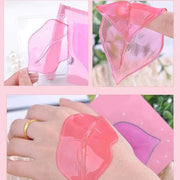 30PCS Lip Masks Sheet Moisturizing Crystal Collagen Pink Under Eye Mask Gel,Christmas Gift for Women Anti-Aging Eye Patche...