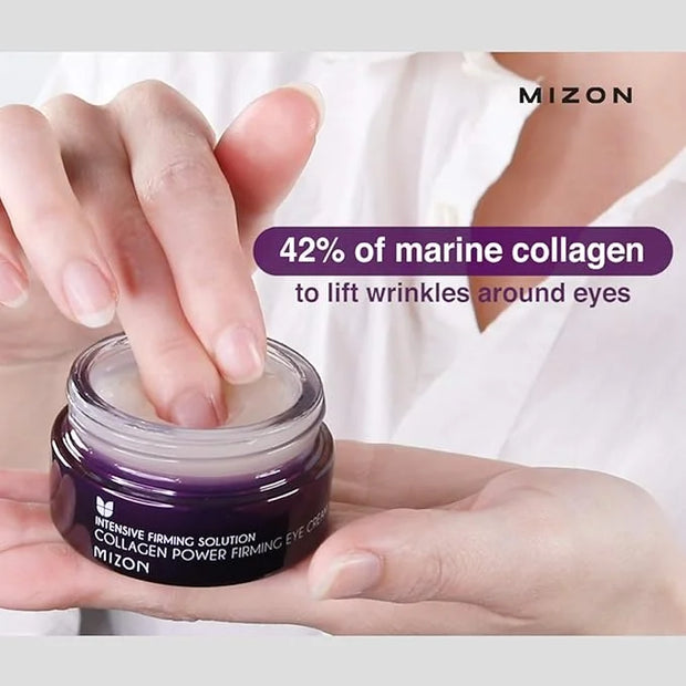 MIZON Collagen Line Collagen Power Firming Eye Cream 25ml + Collagen lifting cream 75ml, Collagen, Wrinkle Care, Moisture,...