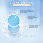 Hydrogel Under Eye Patches - Collagen & Hyaluronic Acid for Removing Eye bags, Puffiness, Dark Circles Smoothing Skin Care...