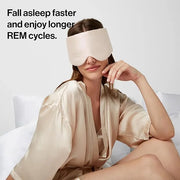 Dore & Rose Deep Sleep Mask Light Blocking, 23 Momme Mulberry Silk Eye Mask, Ultra Soft, Adjustable - Travel Sleeping Mask...