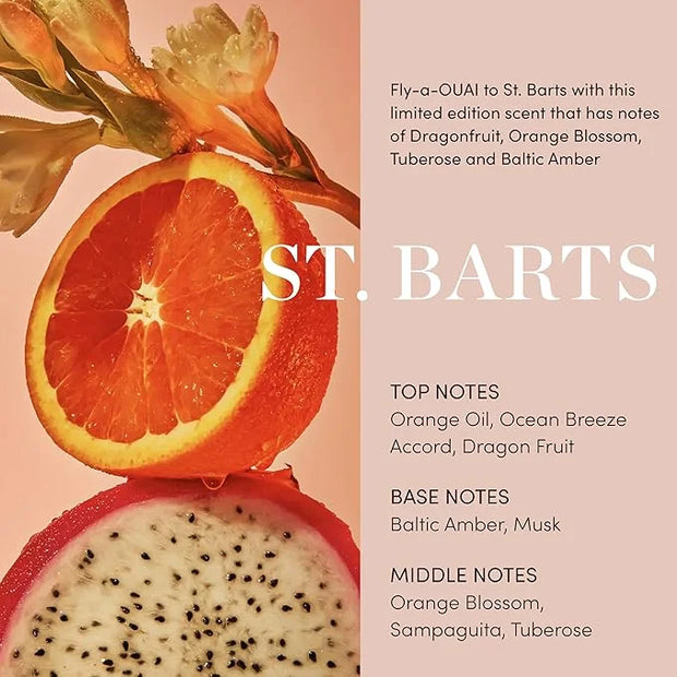 OUAI Body Cleanser, St. Barts - Foaming Body Wash with Jojoba Oil and Rosehip Oil to Hydrate, Nurture, Balance and Soften ...