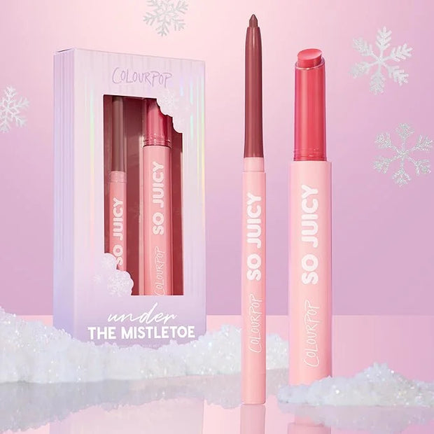 ColourPop Under the Mistletoe So Juicy Plumping Gloss Balm & Plumping Liner Kit (2 Count) - Product Image