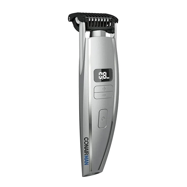 ConairMAN Beard Trimmer for Men, for Face and Mustache, Wet/Dry Beard and Stubble Trimmer, Flex Contouring Head with 15 Pr...