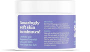 ASUTRA Dead Sea Salt Essential Oil Body Scrub Exfoliator (Soothing Lavender), 16 oz - Ultra Hydrating, Gentle, & Moisturiz...