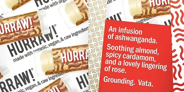 Hurraw! Almond, Cardamom, Rose (Vata) Lip
