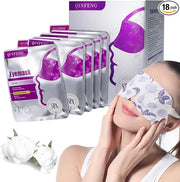 18 Packs Steam Eye Mask for Dry Eyes Self Heating Masks Cornea Care Rest Disposable SPA Warm Eye Compress Sleep Mask 30+ M...