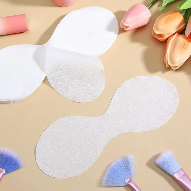 100 Sheets Disposable Eye Mask, Disposable Non Woven Eye Care Cotton Eyemask DIY for Skincare Spa Wrap Moisture Retention ...