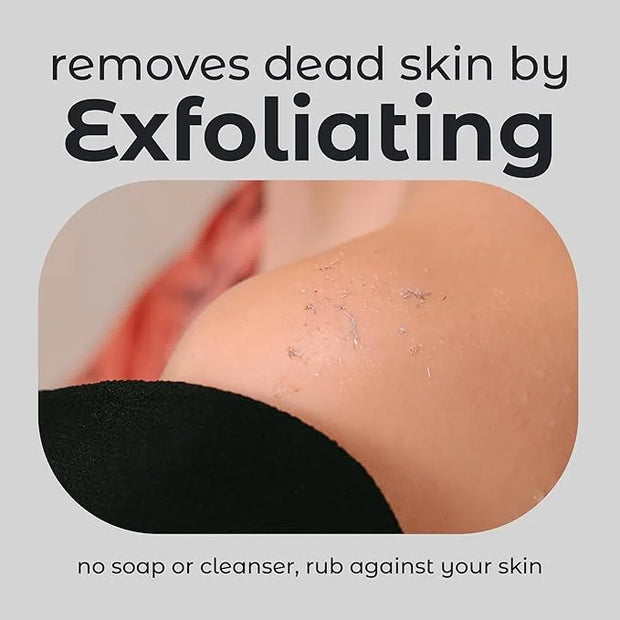MainBasics Korean Exfoliating Mitts - Deep Body Scrubber Exfoliator Gloves for Dead Skin, Spray Tan Removal, Keratosis Pil...