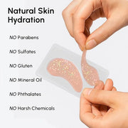 MAREE Pink Eye Gels - Marine Collagen Under Eye Patches for Puffy Eyes and Dark Circles - Undereye Mask Patches for Women ...