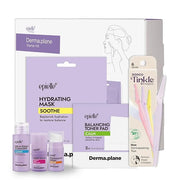 Tinkle Complete Safe Dermaplane Starter Kit (Pack of 6 Razors), Cleanser, Multi-Balm, Dermaplane Tool, Toner, Hydrating Ma...