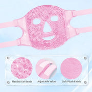 Bundle of CONBELLA Cold Face Eye Masks Ice Face Mask Hot Cold Compress and Ice Face Mask and 2PCS Silicone Face Mask Cover...