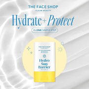 THE FACE SHOP Hydro Sun Barrier 2-in-1 Sunscreen & Moisturizer, Broad Spectrum SPF 45, Korean Sunscreen Skin care, Daily H...