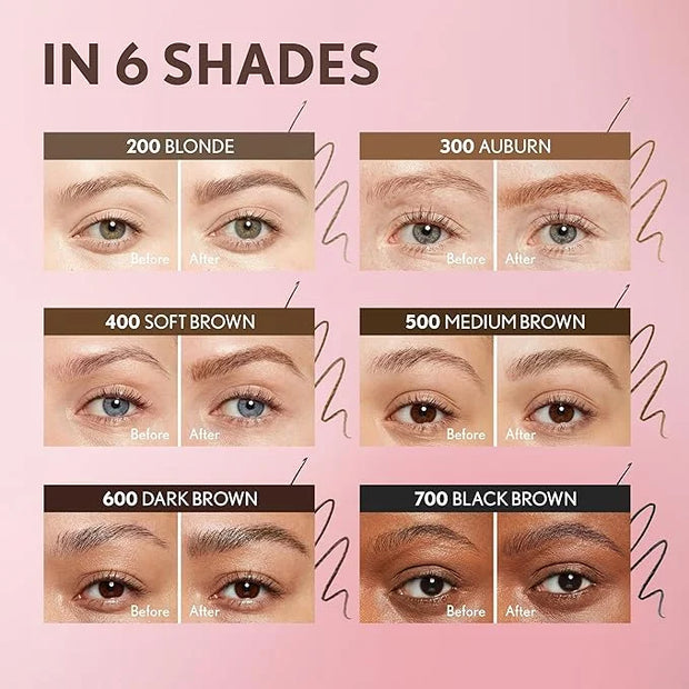 Covergirl Clean Fresh Brow Nano, 200 Blonde, Eyebrow Pencil, Ultra-Precise Tip, Waterproof, Transfer-Resistant, Built-In S...