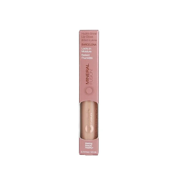 Mineral Fusion Hydro-Shine Lip Gloss, Barcelona, 0.15 Ounces (Pack of 4) - Product Image